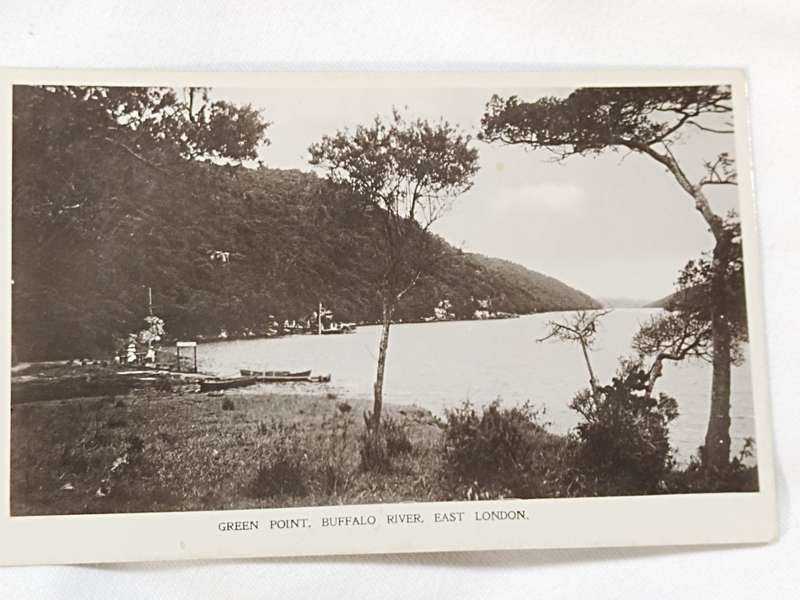 Green point Buffalo River East London post card
