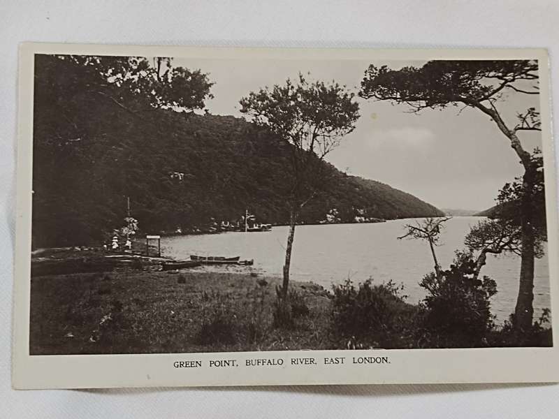 Green point Buffalo River East London post card