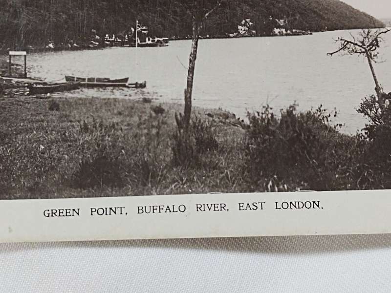 Green point Buffalo River East London post card