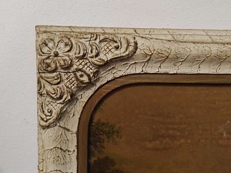 Vintage frame with print