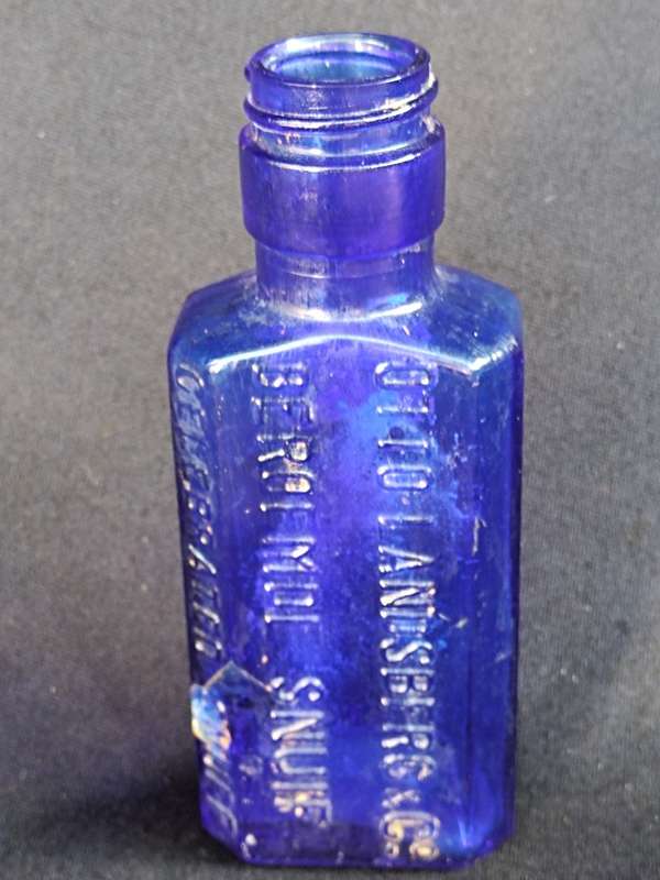Otto Landsberg & Co, Beroemde snuif, Celebrated snuff, Cape Town bottle
