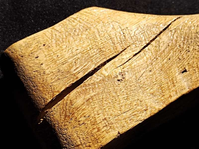 Pair of wooden shoe forms