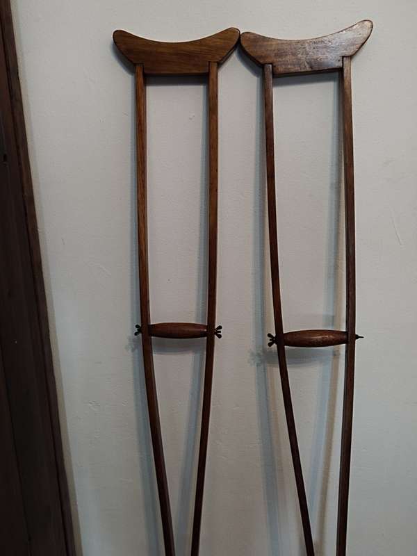 Wooden Crutches