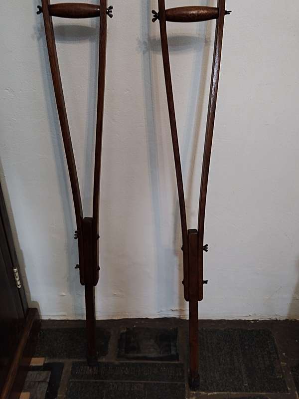 Wooden Crutches