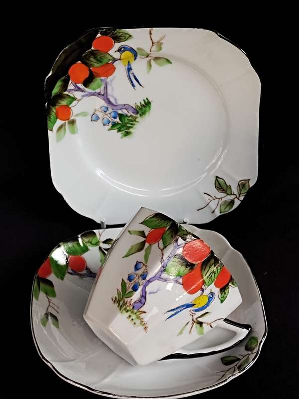 Art Deco Tea Trio