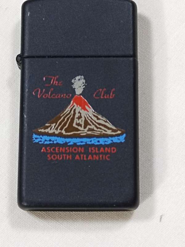 The Volcano club Zippo lighter