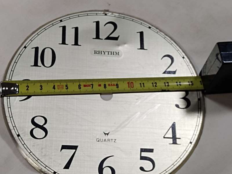 Vintage Rhythm Quartz clock dial