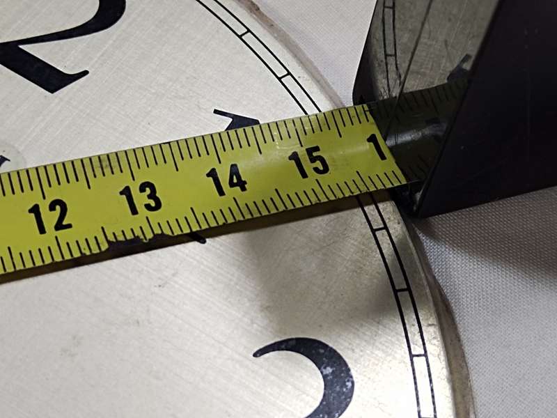 Vintage Rhythm Quartz clock dial (a)