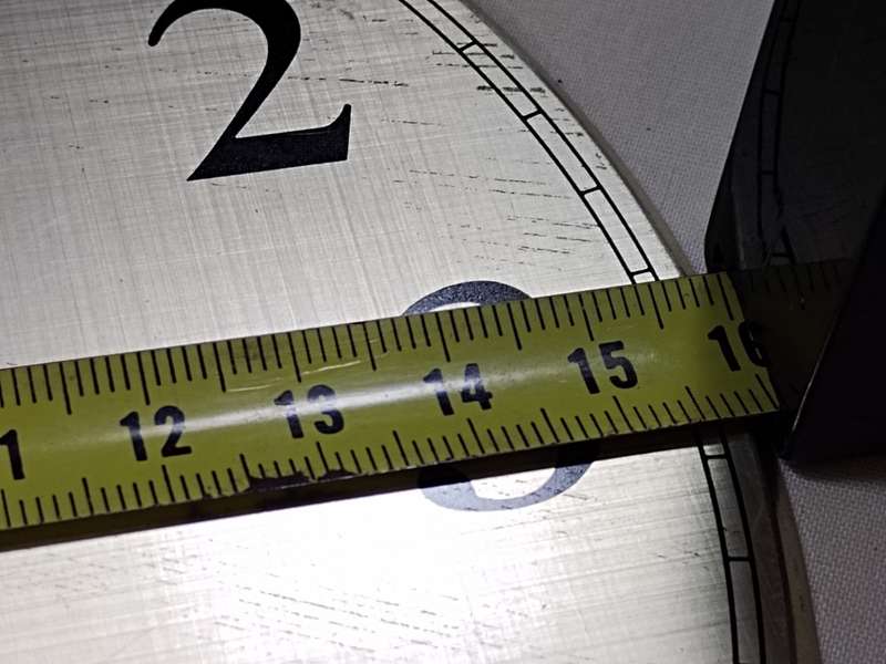 Vintage Rhythm Quartz clock dial (b)