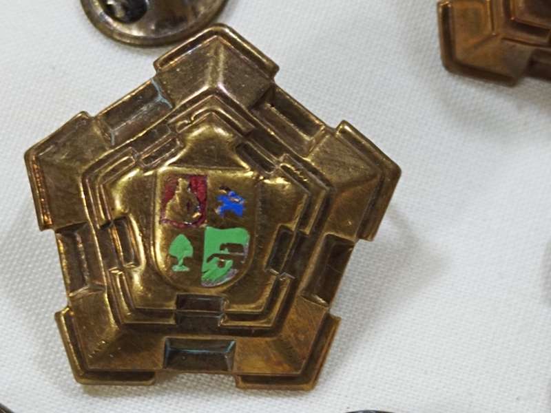 X5 South African Army Major`s Rank Castle 1960s-1970s rank badge