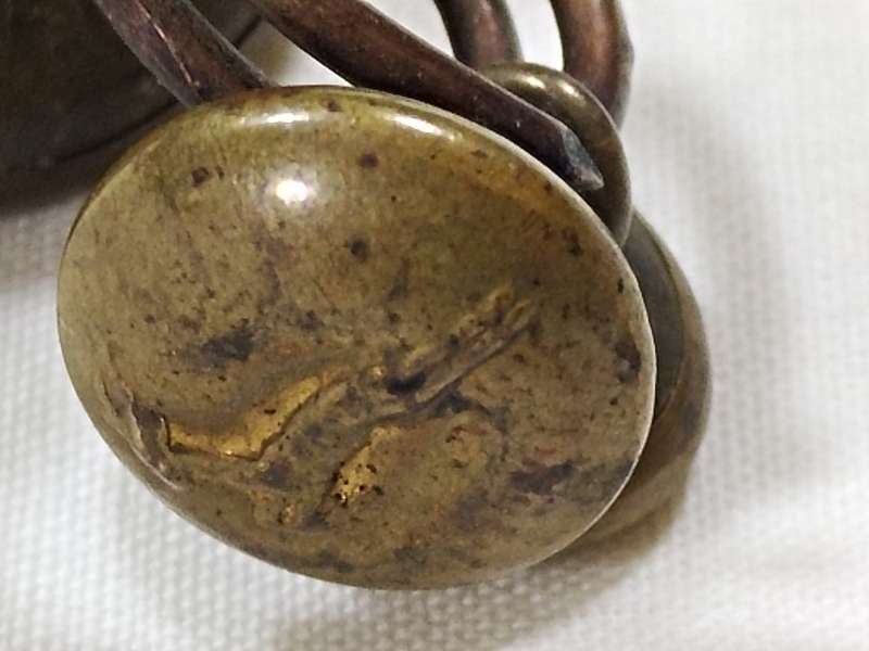 South African Infantry brass buttons