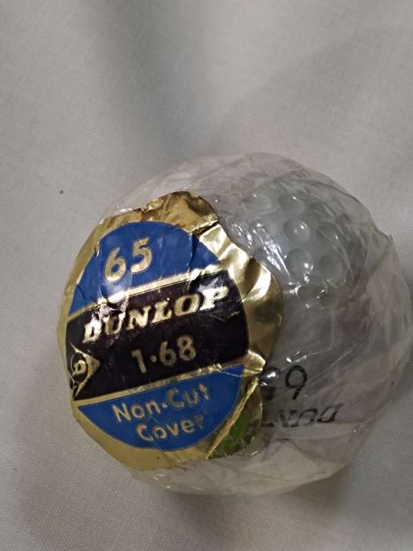 65 Dunlop 1.68 Golf Ball