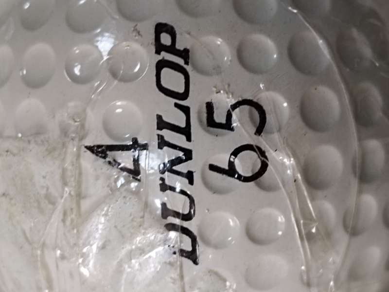 65 Dunlop 1.68 Golf Ball