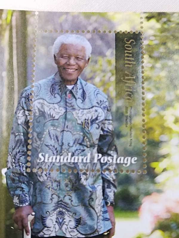 Happy 90th Birthday, Madiba Stamp. Unused