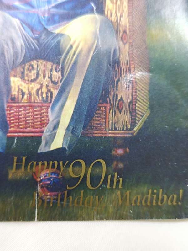 Happy 90th Birthday, Madiba Stamp set. Unused