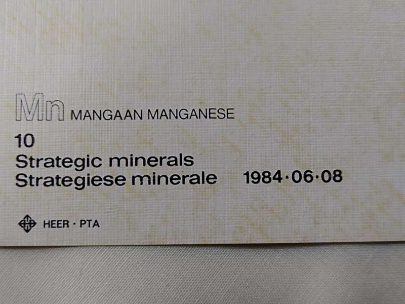 Postcards: Strategic Minerals 1984-06-08