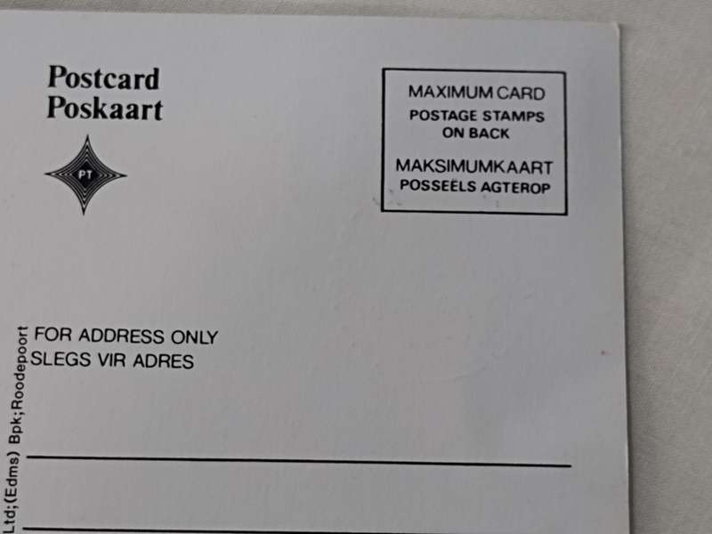 Postcards: SA Floral emigrants/SA Blomemigrante