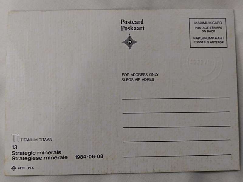 Postcards: Strategic Minerals 1984-06-08