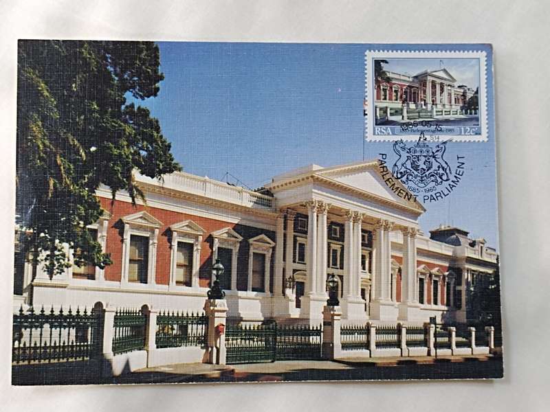 Postcards: Inauguration of the Cape Parliament building (1885-1985) Ingebruikneming van Kaapse Parle