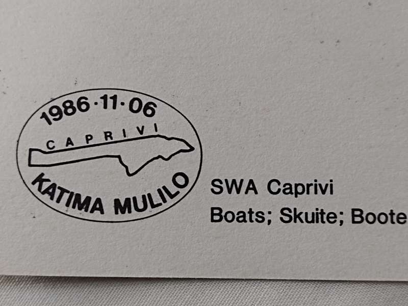 Postcard: SWA Caprivi Boats/skuite/boote