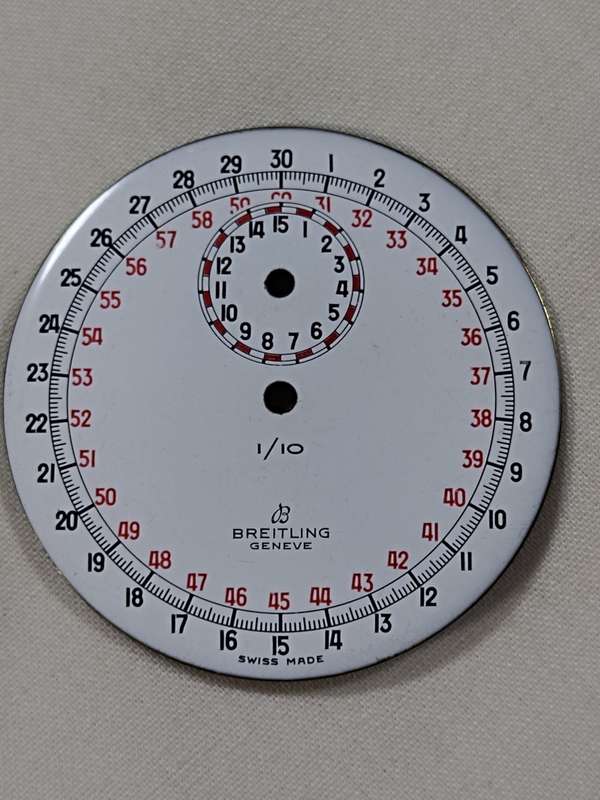 Enamel Stopwatch dial: Breitling Geneve Swiss Made