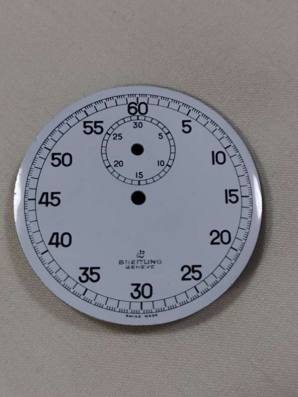 Enamel Stopwatch dial: Breitling Geneve Swiss Made