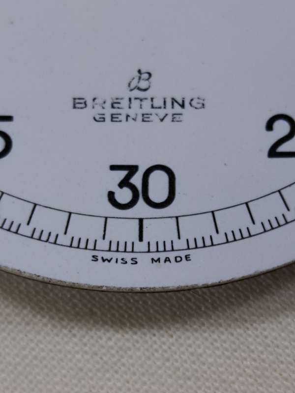 Enamel Stopwatch dial: Breitling Geneve Swiss Made