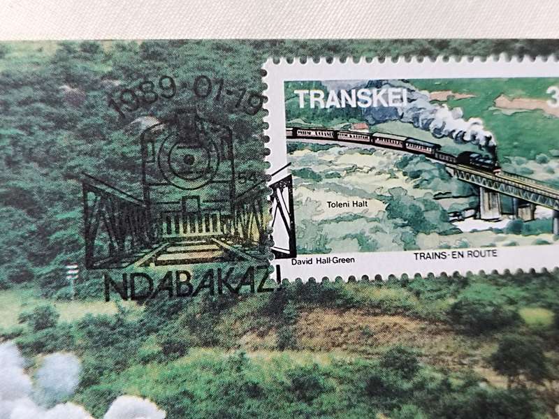 Postcard: Trains en Route Toleni Halt