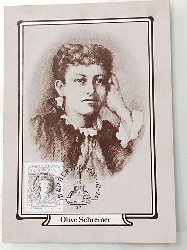 Postcard: Postcard: Engelse skrywers van Suid-Afrika/English writers of South Africa