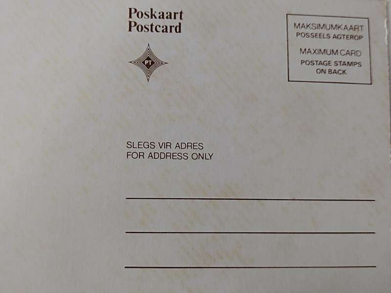 Postcard: Postcard: Engelse skrywers van Suid-Afrika/English writers of South Africa