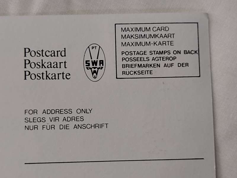 Postcard: Discoverer of South West Africa/Ontdekkers van Suid Wes Afrika