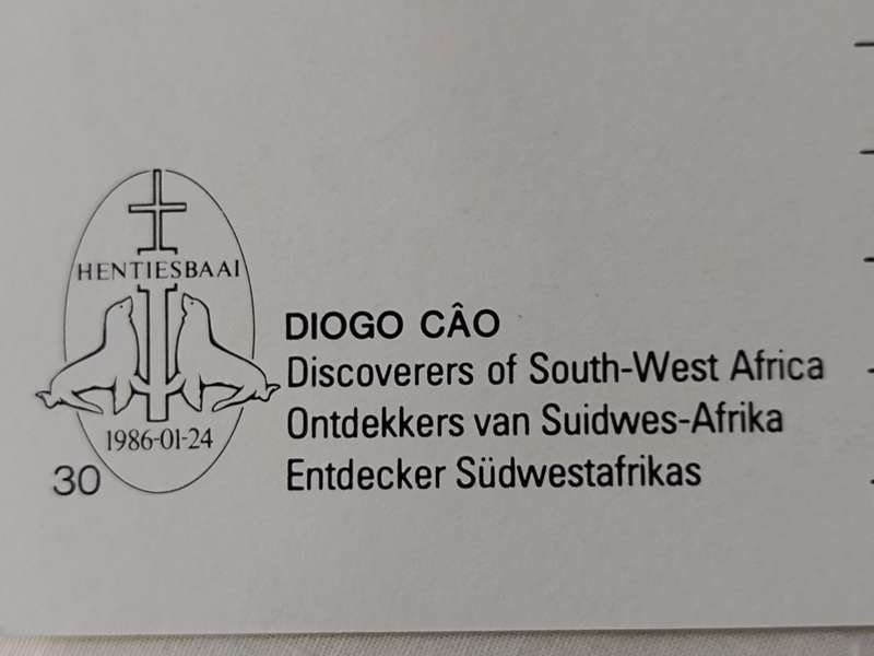 Postcard: Postcard: Discoverer of South West Africa/Ontdekkers van Suid Wes Afrika