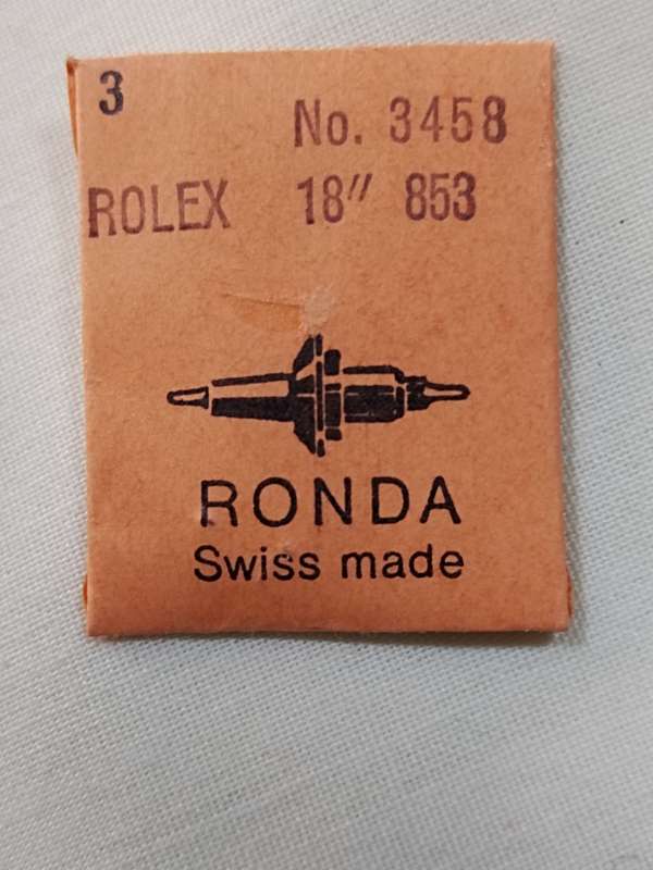 Rolex 3458, 18" 853. Ronda Swiss made