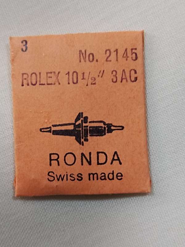 Rolex 2145, 10 1/2" 3AC. Ronda Swiss made