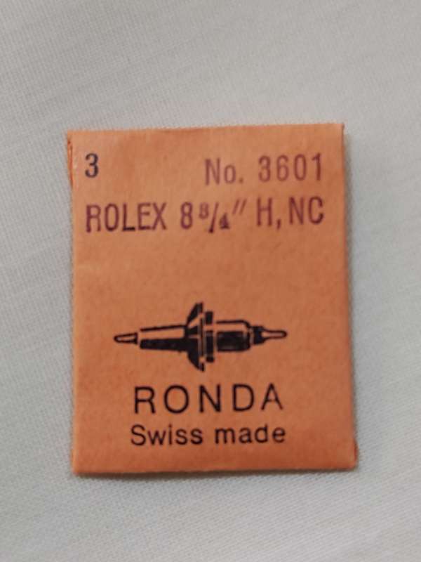 Rolex 3601. 8 3/4. H NC. Ronda Swiss made