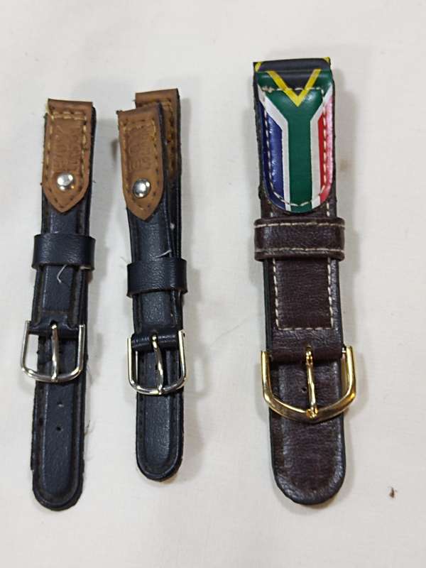 Three watch straps