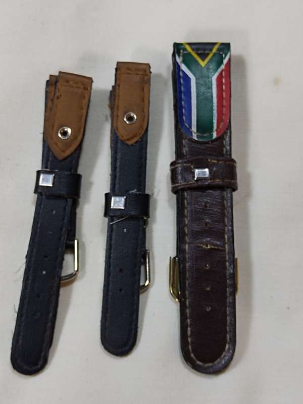 Three watch straps
