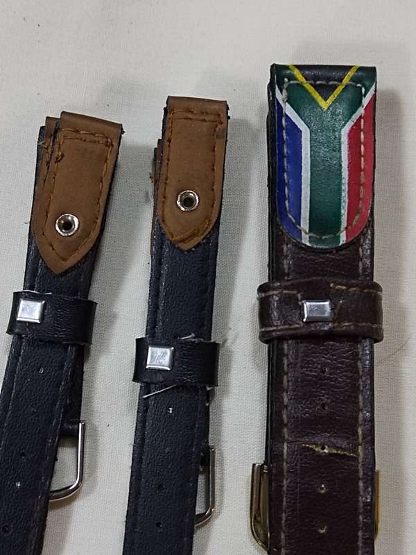 Three watch straps