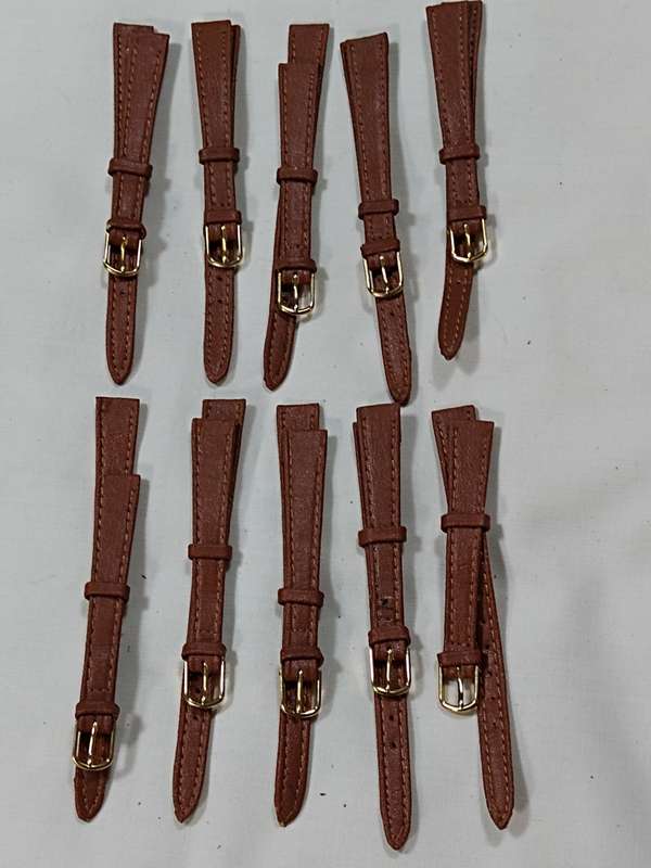 Ladies Brown leather watch straps