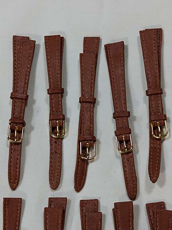 Ladies Brown leather watch straps