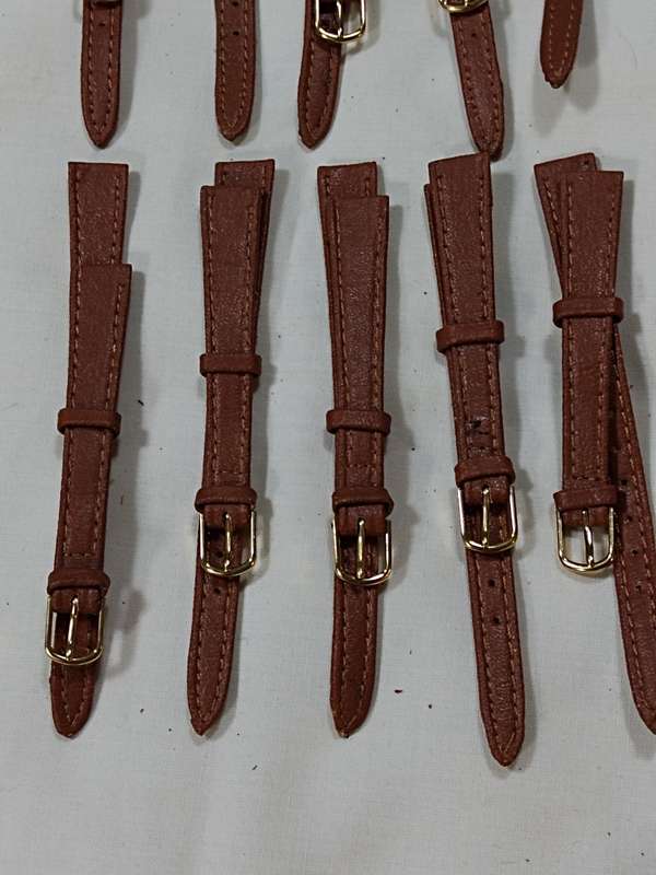 Ladies Brown leather watch straps