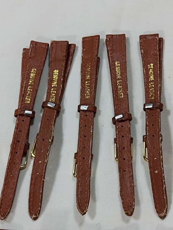 Ladies Brown leather watch straps