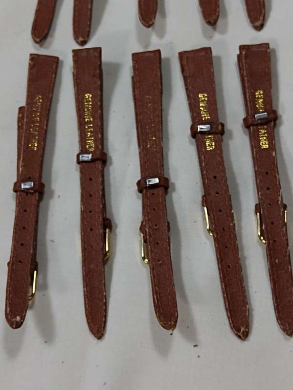 Ladies Brown leather watch straps