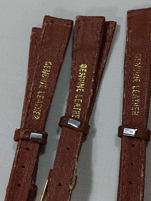 Ladies Brown leather watch straps
