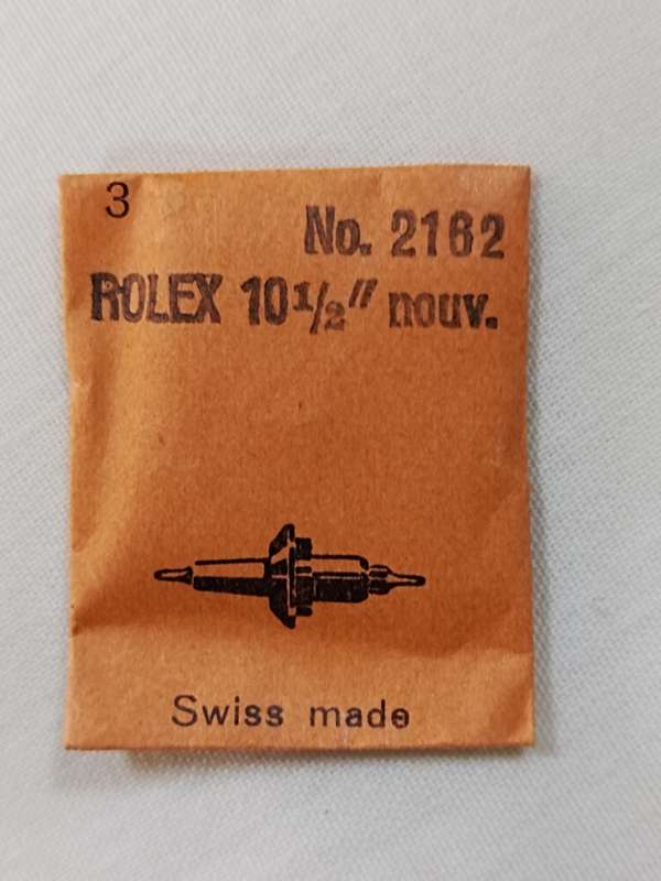 Rolex 10 1/2" nouv. No 2162. Ronda Swiss made