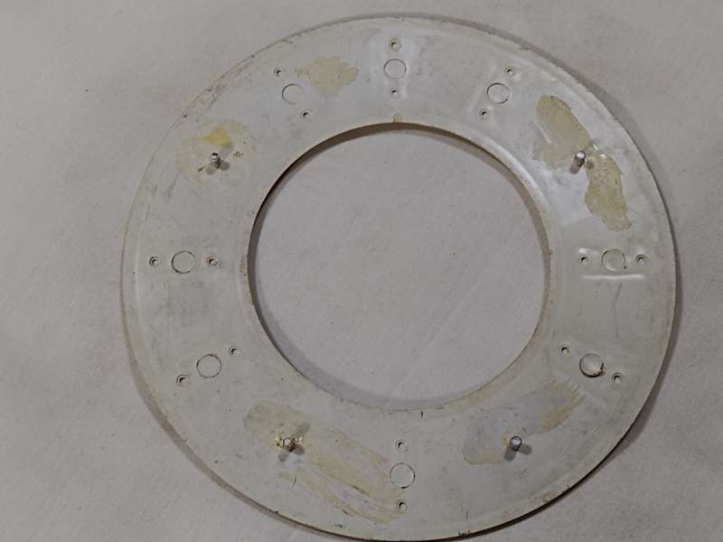 Plastic clock dial