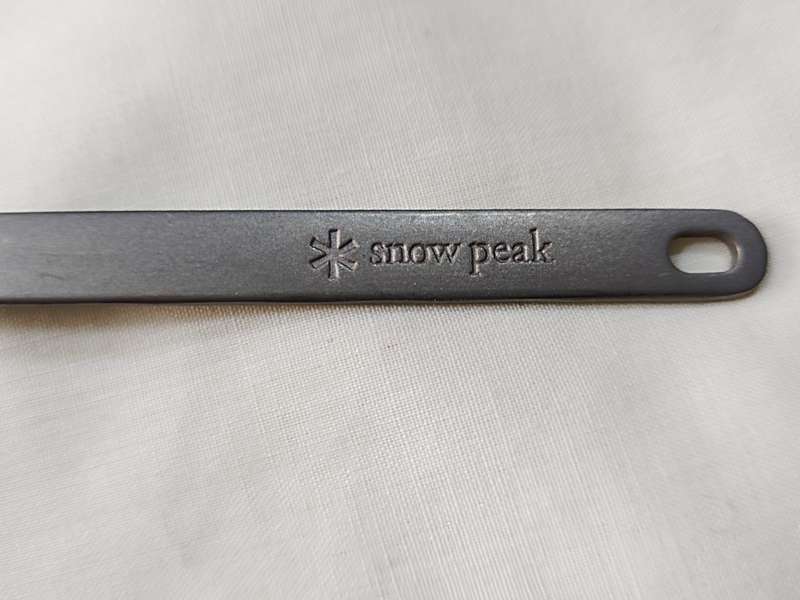 Snow Peak, Titanum Japan. Spoon/fork