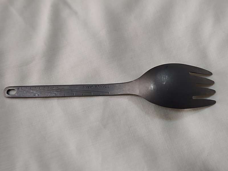 Snow Peak, Titanum Japan. Spoon/fork