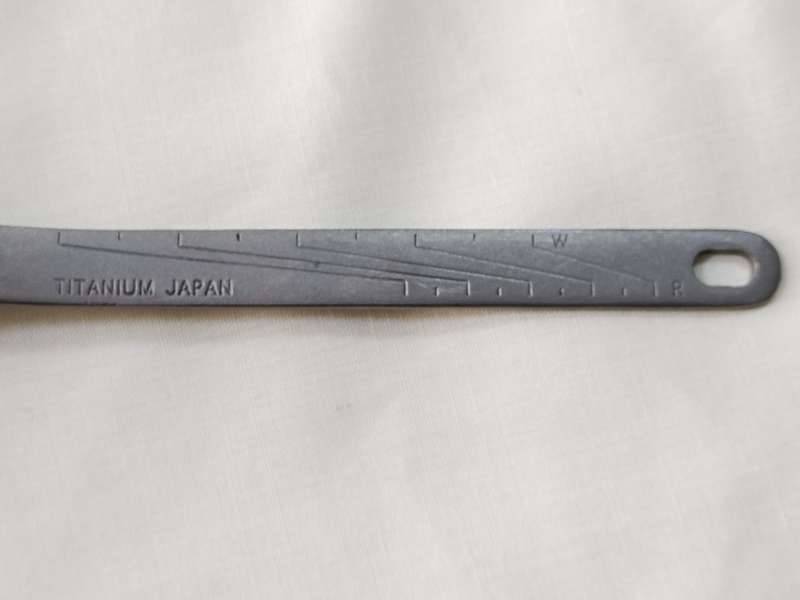 Snow Peak, Titanum Japan. Spoon/fork