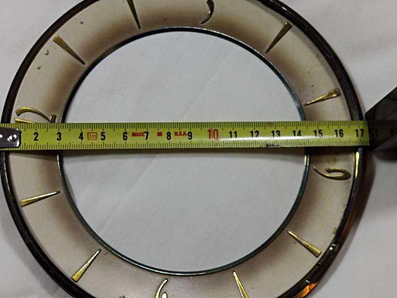Clock Dial in frame